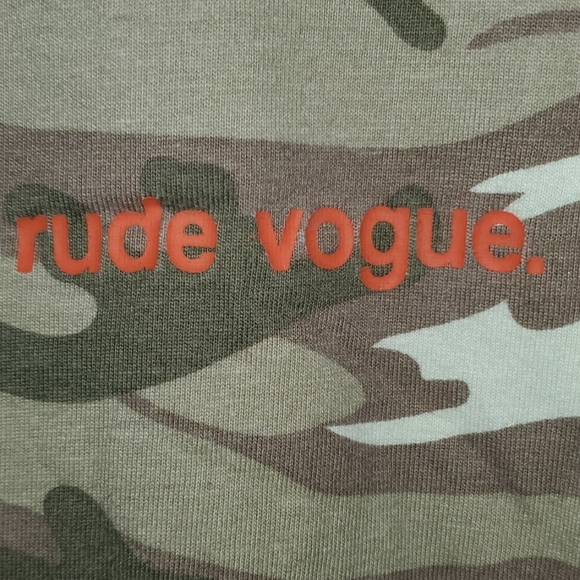 Rude Vogue Camo Tee - Picture 3 of 4